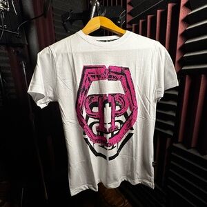 Phillip Plein T-Shirt with Pink Graphic